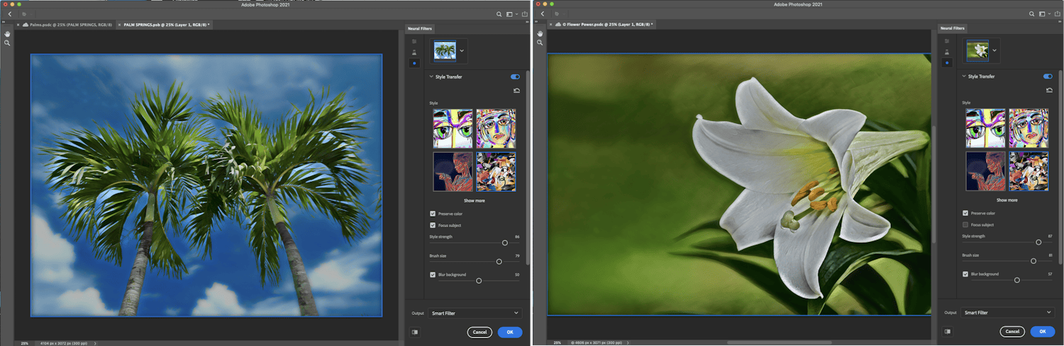 photoshop neural filters style transfer 1 fOVovCPaPzI Adobe Photoshop 2021